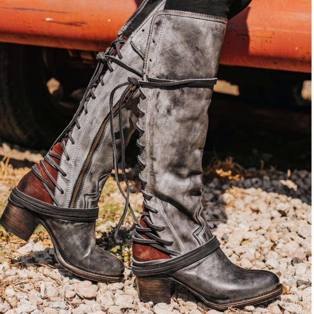 Freebird by Steven Coal Rocker Style Boots